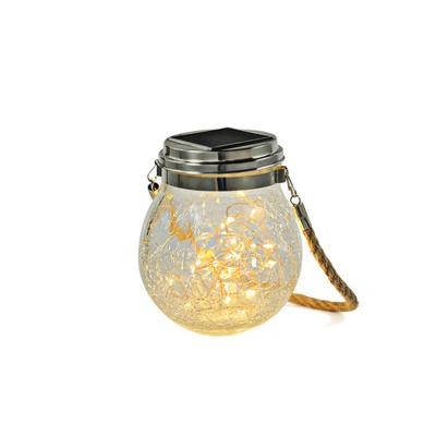 China Decorative Mason Jar Fairy Lights Modern Waterproof Solar Garden Christmas Holiday Mood Mason Jar Lid Lights String for sale