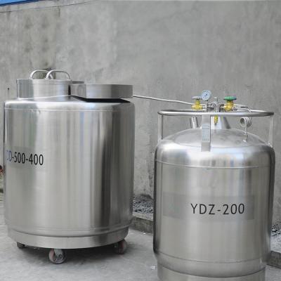 China YDZ 200 ln2 nitrogen filling tank cell storage gas phase liquid nitrogen container dewar for sale