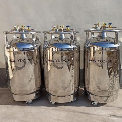 China liquid nitrogen container self-pressurised YDZ 200 for liquid nitrogen pipe freezing pipework modification for sale