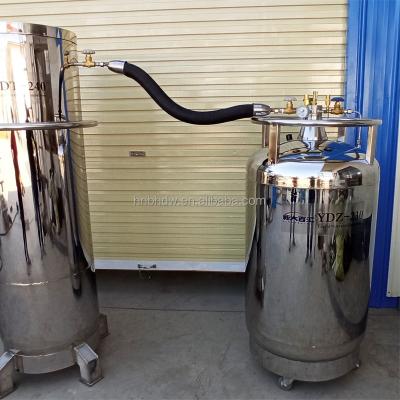 China 300liter big experimental forced cooling device liquid nitrogen tank for control rate freezer for sale