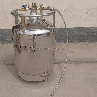 China cryo self pressurized liquid nitrogen filling tank 300 liter thermal analyzer Liquid nitrogen cooling system cooling laser for sale