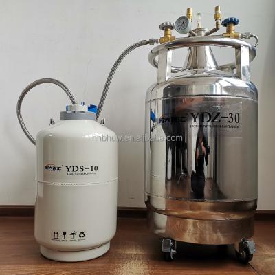 China 30L Self-Pressurising Liquid Nitrogen Dewar for Food Beverage Distribution Efficiency for sale