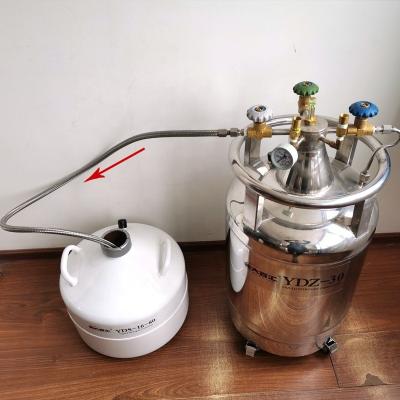 China chemical self liquid nitrogen gas YDZ 30 liquid nitrogen tank Manufacturer Gas Cylinder Price Sale for sale