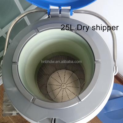 China Biological embryos plant RNA  cryogenic dry shipper vapor transport tank 10 liter frozen transfer for sale