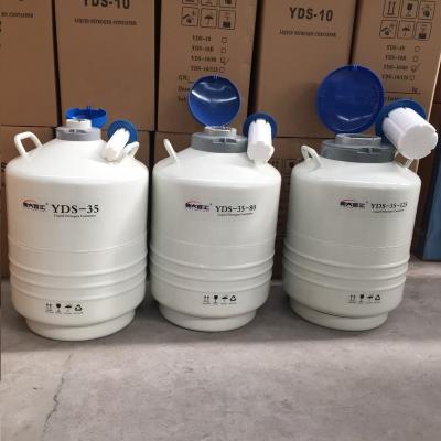 China liquid nitrogen container YDS-35 80mm liquid nitrogen tanks for automotive assembly lines liquid nitrogen to shrink screw for sale