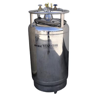 China 300 liter liquid nitrogen tank self pressure LN2 filling dewar for biology laboratory for sale