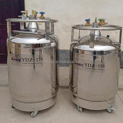 China YDZ100 liquid nitrogen 100 liter storage and transportation for Aerospace and Defense Industry for sale