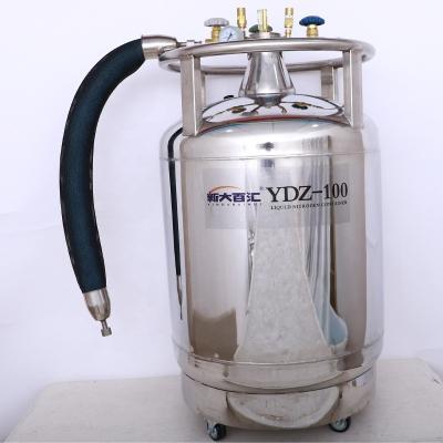 China YDZ 100 liquid nitrogen tank discharge liquid nitrogen container vessel dewars for azote for sale