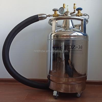 China Self-Pressurizing 50L LN2 Dewar Refill Tank for Manual Filling and Temperature Control for sale