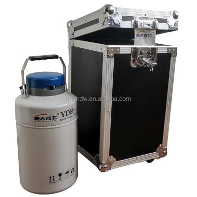 China freeze cryovials biological samples embryo YDH4-70 dry shipper with 276mm canisters for air transfer for sale