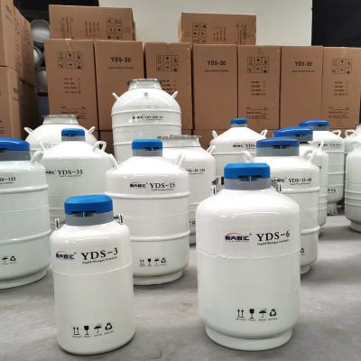 China Cryogenic Vessels for Sale YDH-25 Liquid Nitrogen Tank 8l Cryo Express Dry Shippers Frozen Samples YDS Petroleum Gas Tank for sale