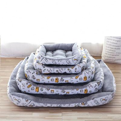 China Sustainable Hot Sale Plush Boat Dog Bed In China for sale