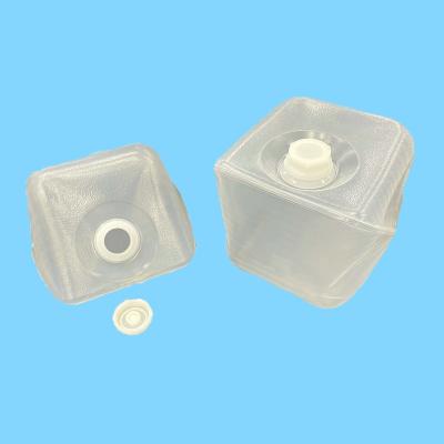 China Liquid cubitainer 3L collapsible cubitainer 3L soft plastic professional medical packaging LDPE reagent packaging lightweight and non-leakage for sale