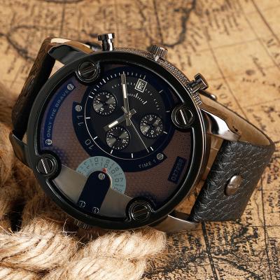 China Automatic date luxury classic men watch new 2021 sport stainless steel military waterproof date quartz leather watch for sale