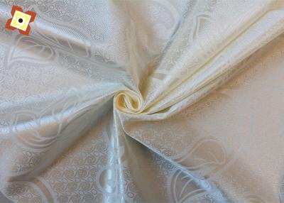 China 100% Polyester Mattress Cloth Printed Satin Fabric 60gsm 200 Meters / Roll for sale