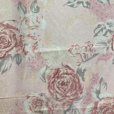 China 2.1m Width Polyester Pongee Fabric , 38g/M2 Pink Polyester Fabric for sale