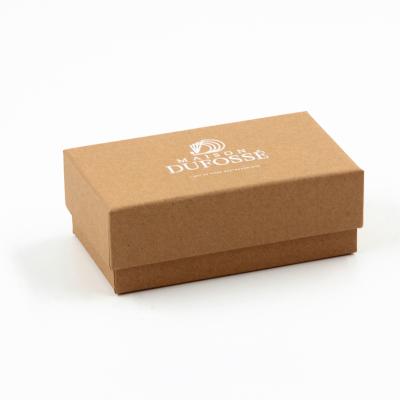 China Free Sample Biodegradable Shipping Cardboard Kraft Paper Lid And Base Box for sale