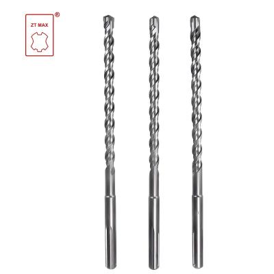 China High Quality Double Tip Max Cross Flute Drill Bit Good Masonry Drilling 18X400mm SDS Shank Price For Masonry Drilling for sale