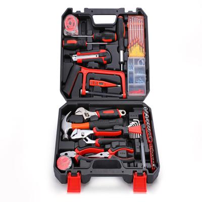 China 108-PC Household Tool Kit Multifunctional Hot Selling Family Safety Plastic Diy Home Tool Kit for sale