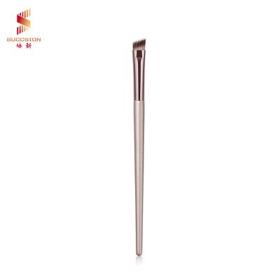 China High End Brush Champagne Gold Magic Makeup Foundation Flat Brush Makeup Brushes Custom Professional Classic Quality Private Label Brushes for sale