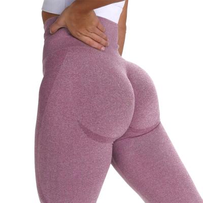 China New Fashion Design Sports Waist Yoga Pants Girls Tummy Control Breathable Seamless High Unique Warm Sport Active Yoga Gaiters for sale