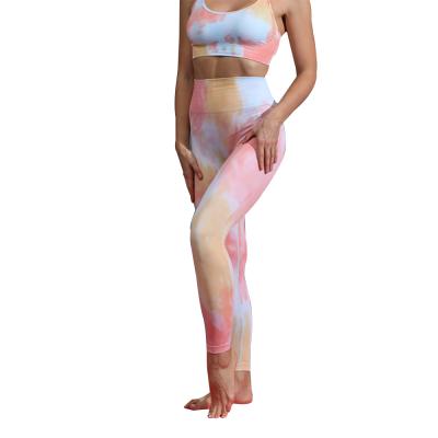 China Home Wholesale Spandex Women Yoga Gym Soft Nylon Set Breathable Warm With Logo Color Custom Made for sale