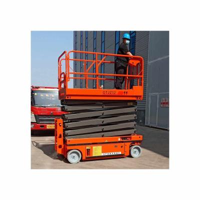 China Hotels Machinery Manufacturer Lift Height Lift Platform Electric Hydraulic Self Propelled Scissor Lift for sale