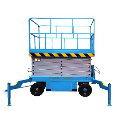 China Hotels automobile trailer scissor lift mobile hydraulic lift table platform for sale for sale