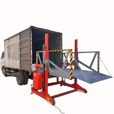 China Hotels 1-2tons Loading& Unloading Lifting Platform For Container Mobile Unloading Platform for sale