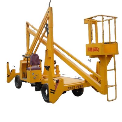 China Widely Quality Fine Mobile Hydraulic Boom Telescopic Crank Lift Arm Platform for sale