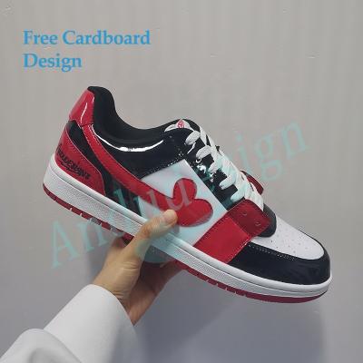 China Massage Fashion Genuine Leather Lace Up Jogging Basketball Shoes Manufacturer Low Top Female Sneakers Basketball Shoes Men's Upper Sneakers for sale