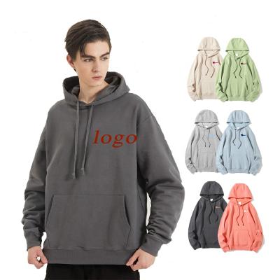 China OEM Wholesale Custom Brand Hoodies Anti-wrinkle Pullover Logo Crewneck Sweatshirt Men Cotton Long Sleeve Printed Oversized Mens Hoodies for sale