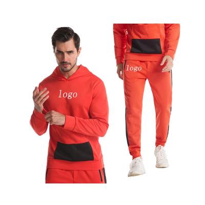 China Thermal Custom Tracksuit Set Multi Color Sportswear High Quality Men's Sports Tracksuit Embroidery Sweatsuit Men Hoodie Set for sale