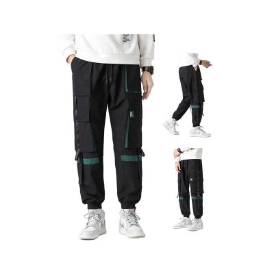 China Autumn Wholesale Sweatpants Casual Anti-Wrinkle Custom Color Logo Men Motorcycle Fashion Jogger Long Plus Size Cargo Pants for sale