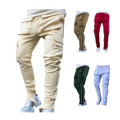 China Wholesale Anti-wrinkle Overalls For Men Hip Hop Band Loose Tie Pants Casual Mens Cargo Panties Plus Size Pants for sale