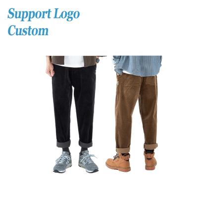 China wholesale pure color men's pants outdoor pants corduroy pants hot sale autumn men's Anti-wrinkle simple design simple design for sale