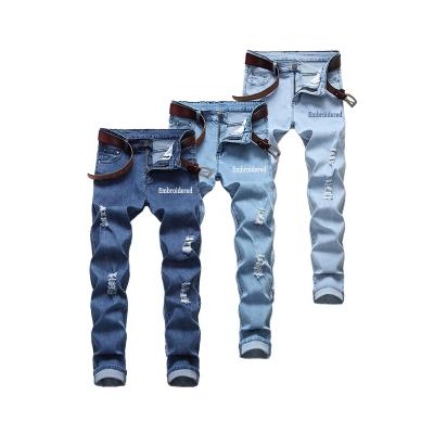 China Fashion Breathable Windproof High Quality Vintage Mens Breathable Jeans Plus Size Jeans Mens Mid Waist Custom Made Mens Jeans Pants for sale