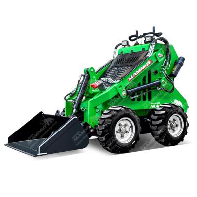 China Building Material Shops digger acens payload 350kg loader SK650w small cabinet stump grinder crawler garden cleaning skid steer loader for sale