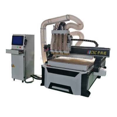 China Building Material Shops CNC Center Cutting Machine 1325 With Rotary Cutting for sale