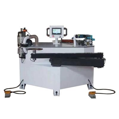 China Hotels PVC Tape Gluing Dark Edging Machine /flexible Double Curve Manual Edge Banding Tape Machine for sale