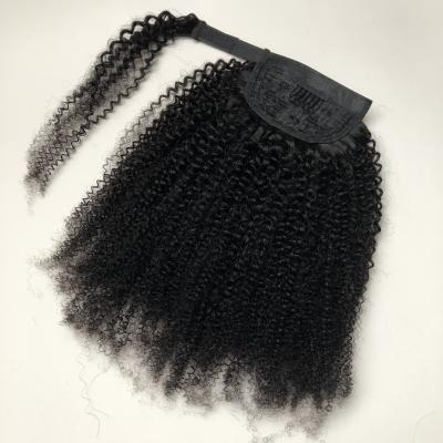 China Wholesale 100g Natural Unprocessed Silky Straight Wave Hair Ponytail Extension for sale