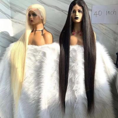 China Hd Blonde Wigs Full Lace Human Hair Straight Transparent Hair Wigs Lace Front Brazilian 613 Lace Front Wigs for sale