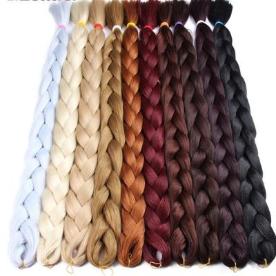 China Wholesale x hair synthetic pressure braiding hair pre stretched synthetic colorful ruwa braiding hair extensions hair extensions for sale