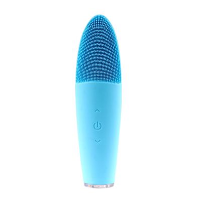 China 2021 Brush,Rechargeable Electric Facial Exfoliators Silicone Rotating Massager Waterproof Rotating Facial Cleansing Brush for sale