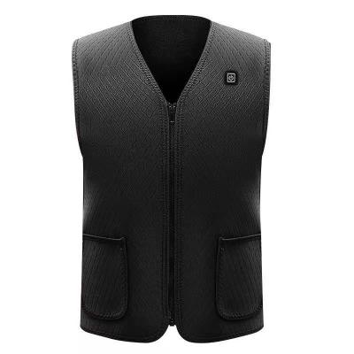 China Waterproof USB Waistcoat Winter Vest Men And Women Waterproof Smart Rechargeable Heating Self-heating Suit for sale