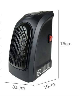 China Adjustable Thermostat Fan Heater Portable Electric Heater Adjustable 400W Desktop Heater for sale