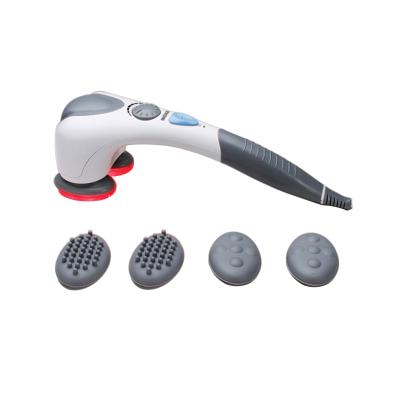 China 2022 Hot Selling Hand Held Powerful Double Heads Vibration Electric Infrared Cordless Body Neck Massagers Amazon Hammer for sale