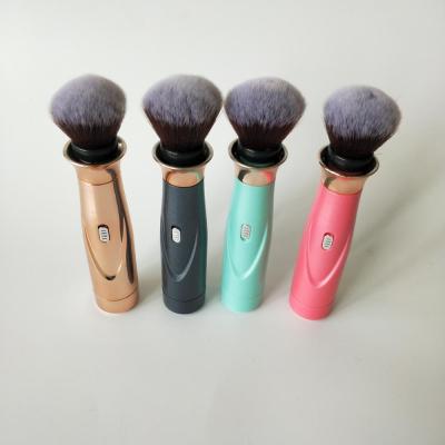 China Flat Brush Smart Automated Rotation To Make Up Brush Battery Powered Cosmetic Brush for sale