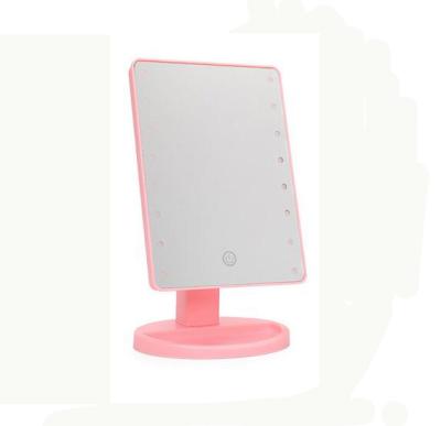 China Lighted Makeup Led Mirror Cosmetic Mirror With Lights Desktop Free Standing Portable for sale