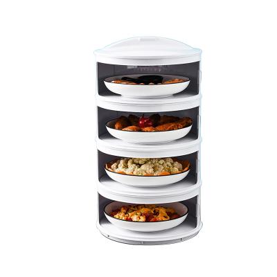 China Anti Kitchen Box Food Storage Boxes 5 Tiers Tray Food Box Insulation Stored Dish Cover for sale